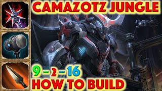 SMITE HOW TO BUILD CAMAZOTZ  Camazotz Jungle Build  How To  Guide Season 7 Conquest Vamp Tech [upl. by Quartana]