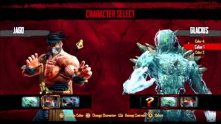 Killer Instinct  Character Select Remake  KI1  KI2  GOLD [upl. by Weisbart]