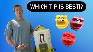 WHICH Teejet Fan Tip Is the BEST Ryobi Replacement [upl. by Amann]