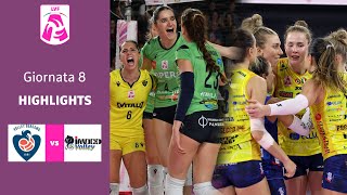 Bergamo  Conegliano  Highlights  8 Giornata Campionato 2324  Lega Volley Femminile [upl. by Ilajna]