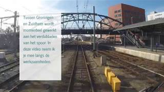 Werkzaamheden spoorlijn Groningen  Zuidhorn [upl. by Volin]