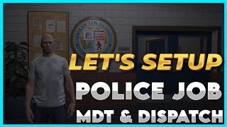 QBCore  Police Job Setup Full  FiveM Roleplay Scripts  FiveM Tutorial 2024  MJ DEVELOPMENT [upl. by Isiahi]