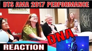 BTS 2017 AMA PERFORMANCE REACTION [upl. by Noynek]