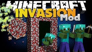 Minecraft Mod  INVASION MOD  NEW WEAPON AND METEOR STRIKE [upl. by Denzil]