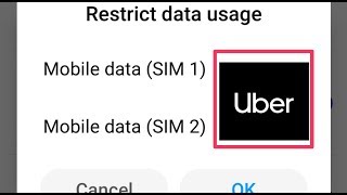 Uber Restrict Data Usage Problem Solve  Internet Data Problem [upl. by Hobey731]