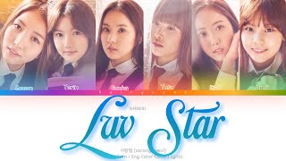 GFRIEND 여자친구 Luv Star 사랑별 Color Coded Lyrics HanRomEng [upl. by Sudnac299]