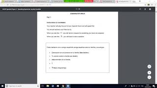 GCSE Spanish Role Play Practice 1 [upl. by Carlita]