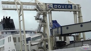 England Port of Dover Hafen Fährhafen Dover Fähre AFerry DFDS Terminal Car Ferry Port de Douvres [upl. by Linkoski28]