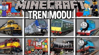 🚆🚂 MİNECRAFT TREN MODU 🕹 Eğlenceli Trenler [upl. by Robinett]