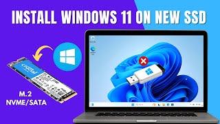 Install Windows 11 on a New SSD without USB [upl. by Hannasus]