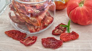 CÓMO SECAR TOMATES AL SOL EN CASA para conservarlos durante mucho tiempo [upl. by Norse]