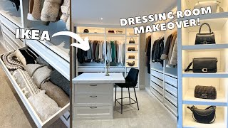 BUILDING MY DREAM DRESSING ROOM  TOUR  IKEA PAX WARDROBES  IKEA HACK [upl. by Raymond]