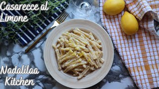 Casarecce al Limone aka Lemon Pasta [upl. by Maclaine]