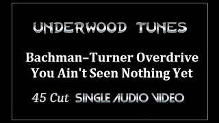 Bachman–Turner Overdrive  You Aint Seen Nothing Yet  1974  Single Audio Video [upl. by Gimble107]