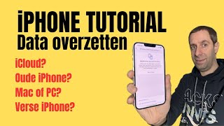 NIEUWE iPHONE HOE ZET IK DATA OVER  TUTORIAL [upl. by Eiclek]