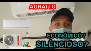 AR CONDICIONADO AGRATTO INVERTER É SILÊNCIOSO E ECONÔMICO SAIBA MAIS [upl. by Akeemahs]