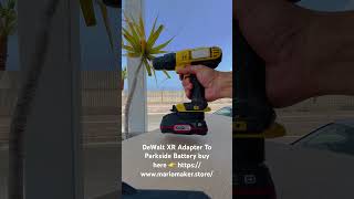 DeWalt XR Adapter To Parkside Battery [upl. by Anoif18]