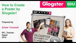 How to create a Poster by Glogster [upl. by Eicart]