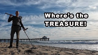 Beach Metal Detecting With The Minelab Equinox 800 [upl. by Ynaffi]