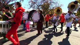 Clifton Mustang Marching Band  102724 Halloween Parade [upl. by Cilo]