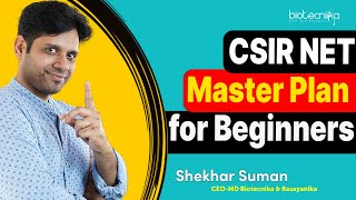 CSIR NET Life Science Master Preparation Plan For Beginners [upl. by Sedrul]