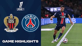 🔴 OGC NIce vs PSG  Ligue 1 202425  Game Highlights FC24 [upl. by Yaral]