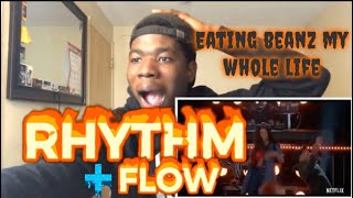 Insane Beanz vs Flawless Real Talk Rap Battle Reaction  Rhythm  Flow  Netflix [upl. by Anelram489]