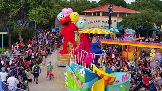 Seaworld Sesame Street 50th birthday parade [upl. by Dream]