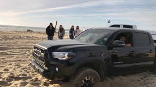 BRAND NEW TOYOTA TACOMA STUCK AT OCEANO DUNES [upl. by Nayek58]