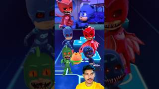 PJ Masks  CatBoy 🆚 Owlette X Dance Song Tiles Hop EDM Rush shorts [upl. by Greenes]