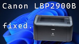 Fix Canon LBP2900B Printer Not Working on Windows 11 [upl. by Airdua]