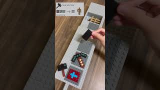 Upgrading Minecraft Netherite Pickaxe BUT Lego  New Smithing Table [upl. by Einnoc355]