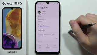 How to Uninstall Apps on SAMSUNG Galaxy M15 5G  Delete Applications [upl. by Mapes]