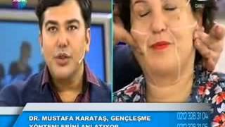 VShape Ameliyatsız Yüz Germe Uygulaması  Gülben Ergen Show [upl. by Scarito]