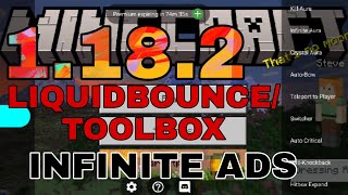 LiquidBounce for MCPE 1182 INFINITE ADS TEXTURE PACKS FIXED TOOLBOX FOR 1182 PREMIUM APK [upl. by Reitrac]