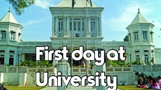 First day at University  Short tour of Fatima Jinnah University Rawalpindi FJWU [upl. by Amaso]