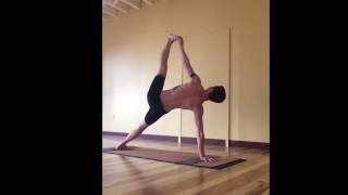 Iyengar Vasisthasana II  Ashtanga Vismamitrasana [upl. by Nhguaval]