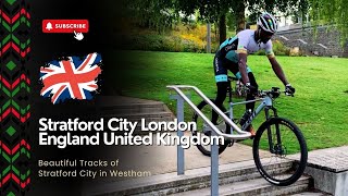 Riding in Stratford London England United Kingdom [upl. by Leuqcar850]