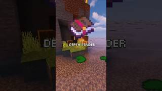 Depth Strider Enchantment jagguyt minecraft viral [upl. by Euqinot]