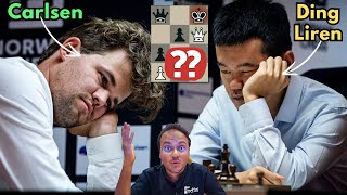 From equal position to stunning checkmate in 2 moves  Carlsen vs Ding Liren  Norway Chess 2024 [upl. by Omrellig]