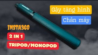 Review Gậy selfie tàng hình 2 trong 1của INSTA360  Invisible Selfie Stick  Tripod [upl. by Pish]