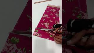 Kurti sleeves cutting Very simple jubinnautiyal youtubeshorts youtubeshortsindia youtubevideo [upl. by Nitneuq94]