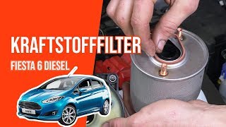 Wie FIESTA 6 14 TDCI Kraftstofffilter wechseln ⛽ [upl. by Llekram]