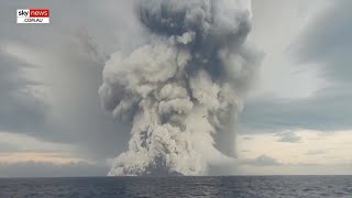 Tonga volcanic eruption in 2022 affecting Australias weather [upl. by Roshan69]