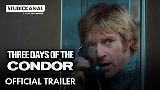 THREE DAYS OF THE CONDOR  Official Trailer  Starring Robert Redford  STUDIOCANAL International [upl. by Waal]