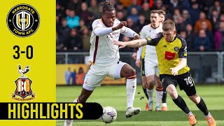 Harrogate Town 30 Bradford City Highlights [upl. by Apple]