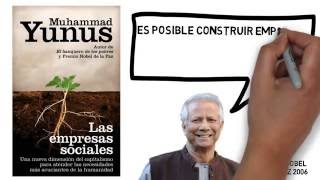 Las Empresas Sociales Muhammad Yunus  Resumen Animado [upl. by Eecart290]