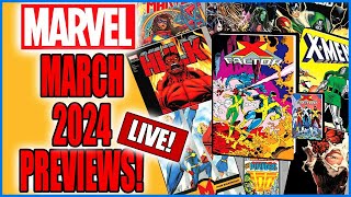 Marvel Comics Previews March 2024  Omnibus  Epic Collections  Trades  Collected Editions [upl. by Atinuaj]