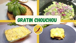 🇷🇪 Comment cuisiner des chayotes  Gratin chouchou [upl. by Dahlia]