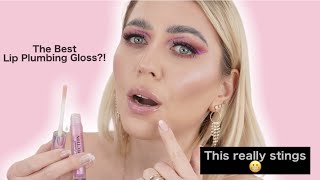 the best LIP PLUMPING gloss Too Faced lip injections maximum plump Review [upl. by Nyram]